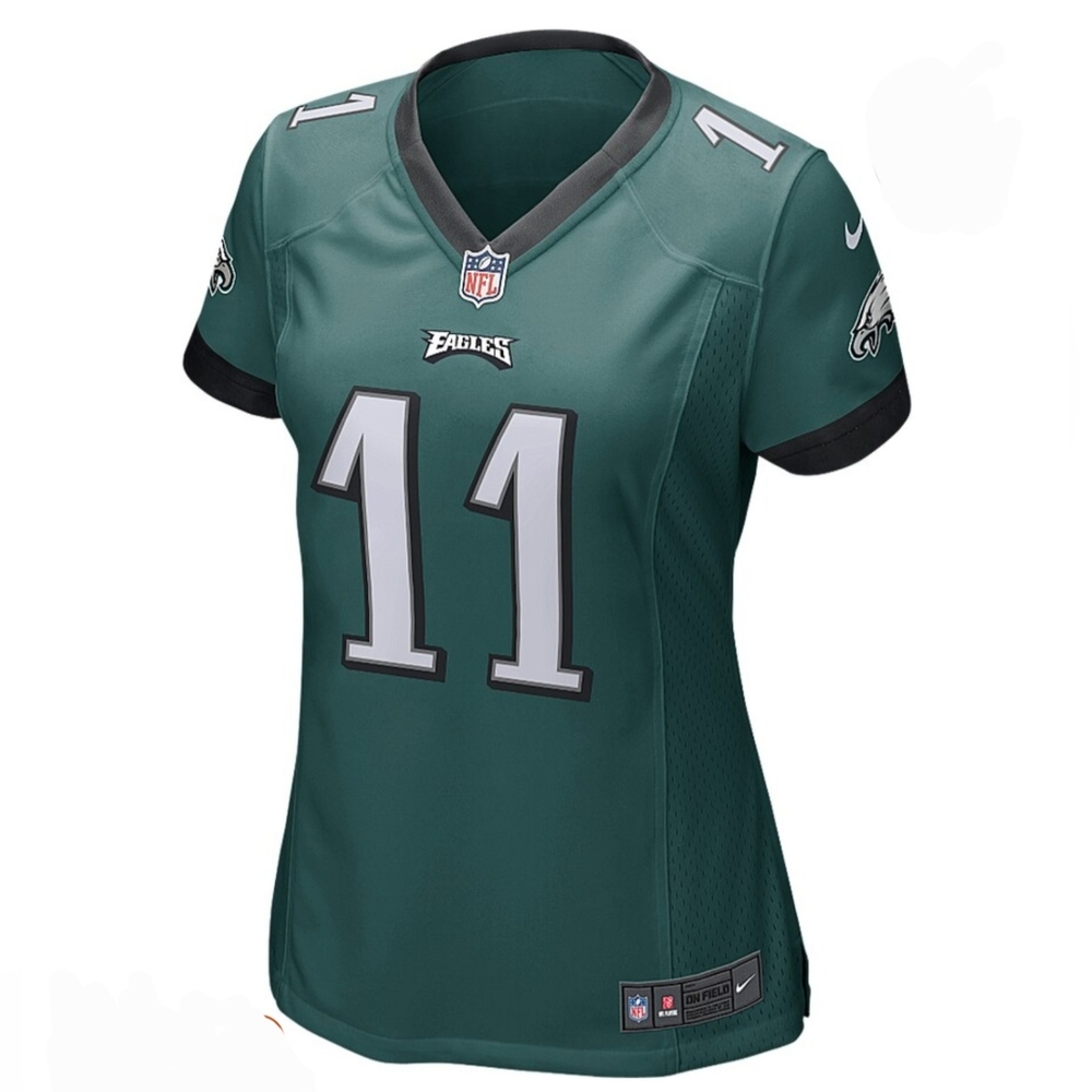Nike Philadelphia Eagles Women's Green Jersey - Picture 2 of 14